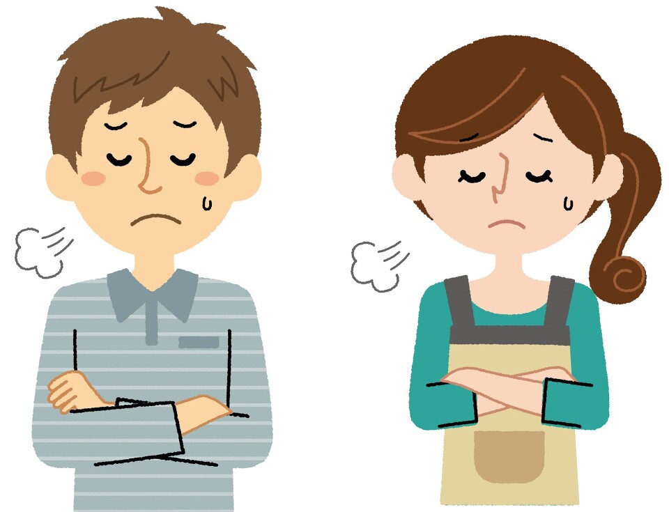 人間関係の悩みイラスト